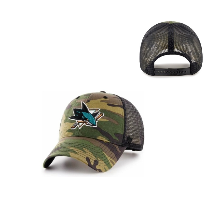 47 BRAND MVP CAMO BRANSON NHL SAN JOSE SHARKS ŠILTOVKA